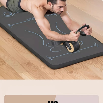 Yoga Mat With Scale Non Slip Eco Friendly Fitness Exercise Abdominal wheel Mat Workout Mats For Home  Fitness Equipment