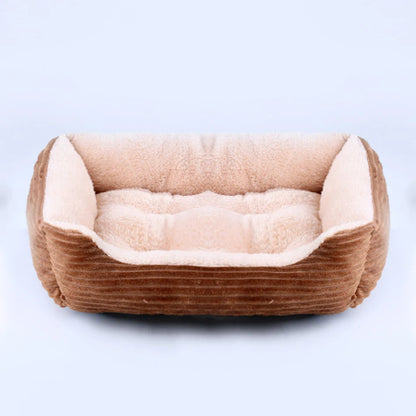 Plush Square Pet Sofa Bed