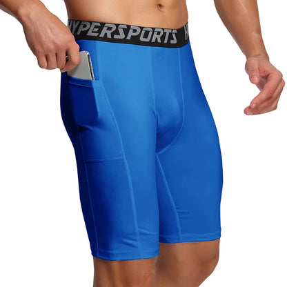 Men's Compression Training Shorts for Fitness