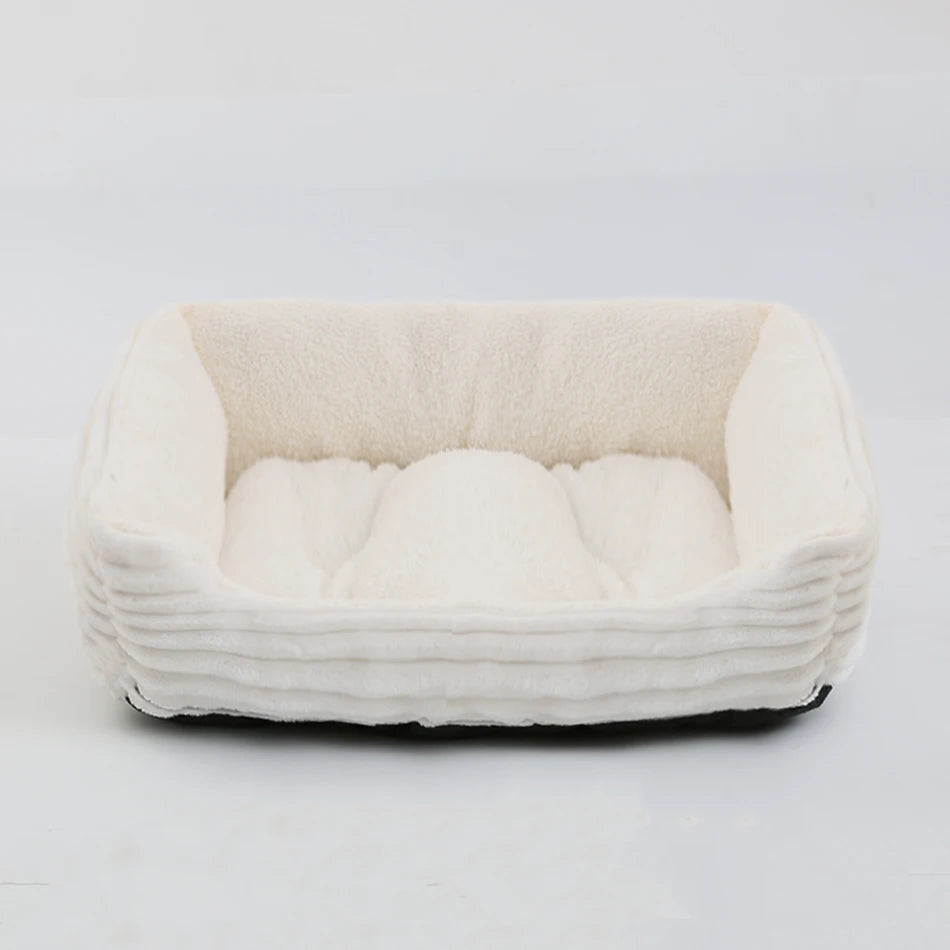 Plush Square Pet Sofa Bed