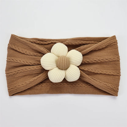 Soft Flower Nylon Baby Headband