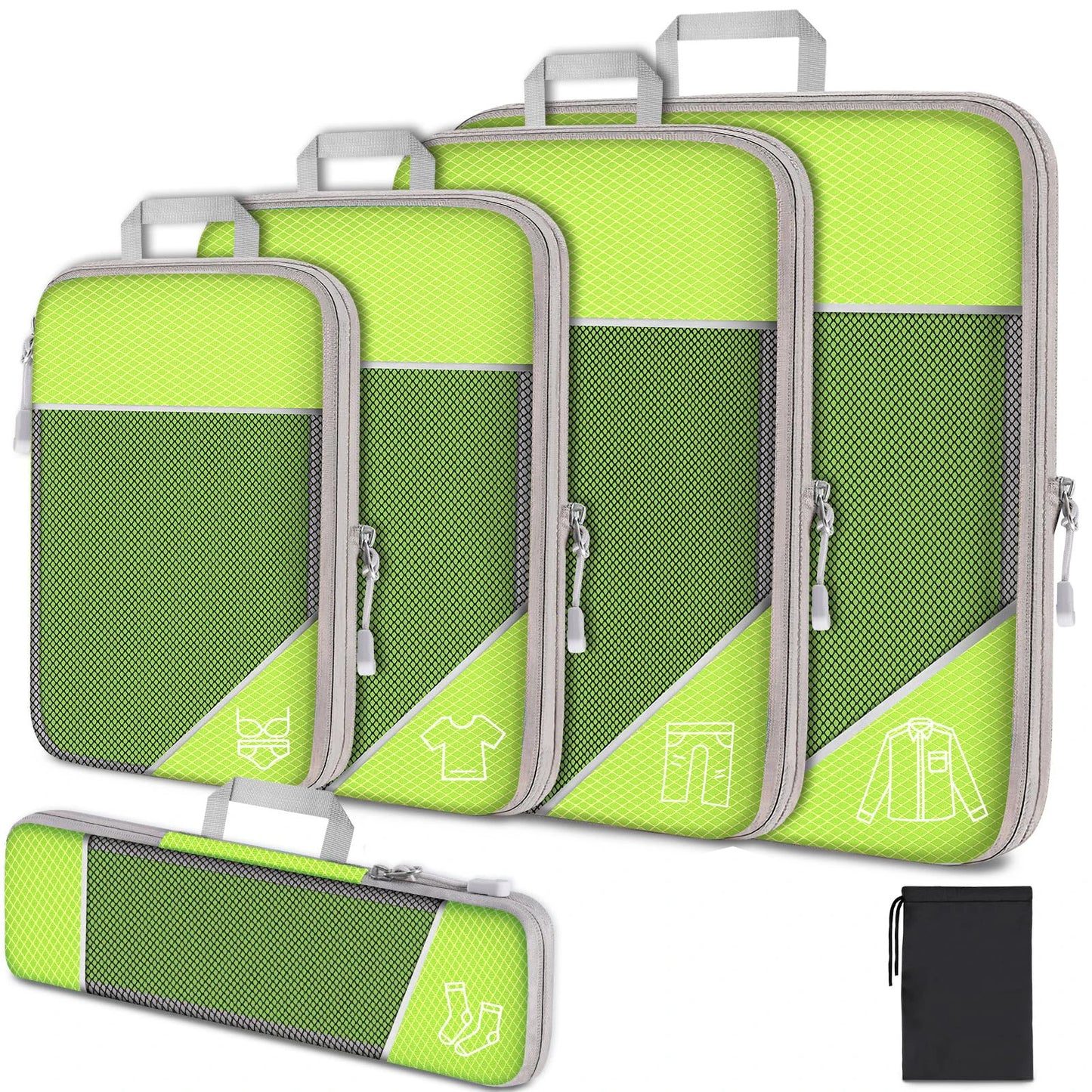 Travel Packing Cubes Organizer Set