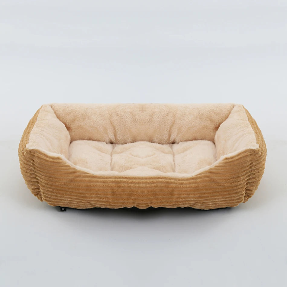 Plush Square Pet Sofa Bed