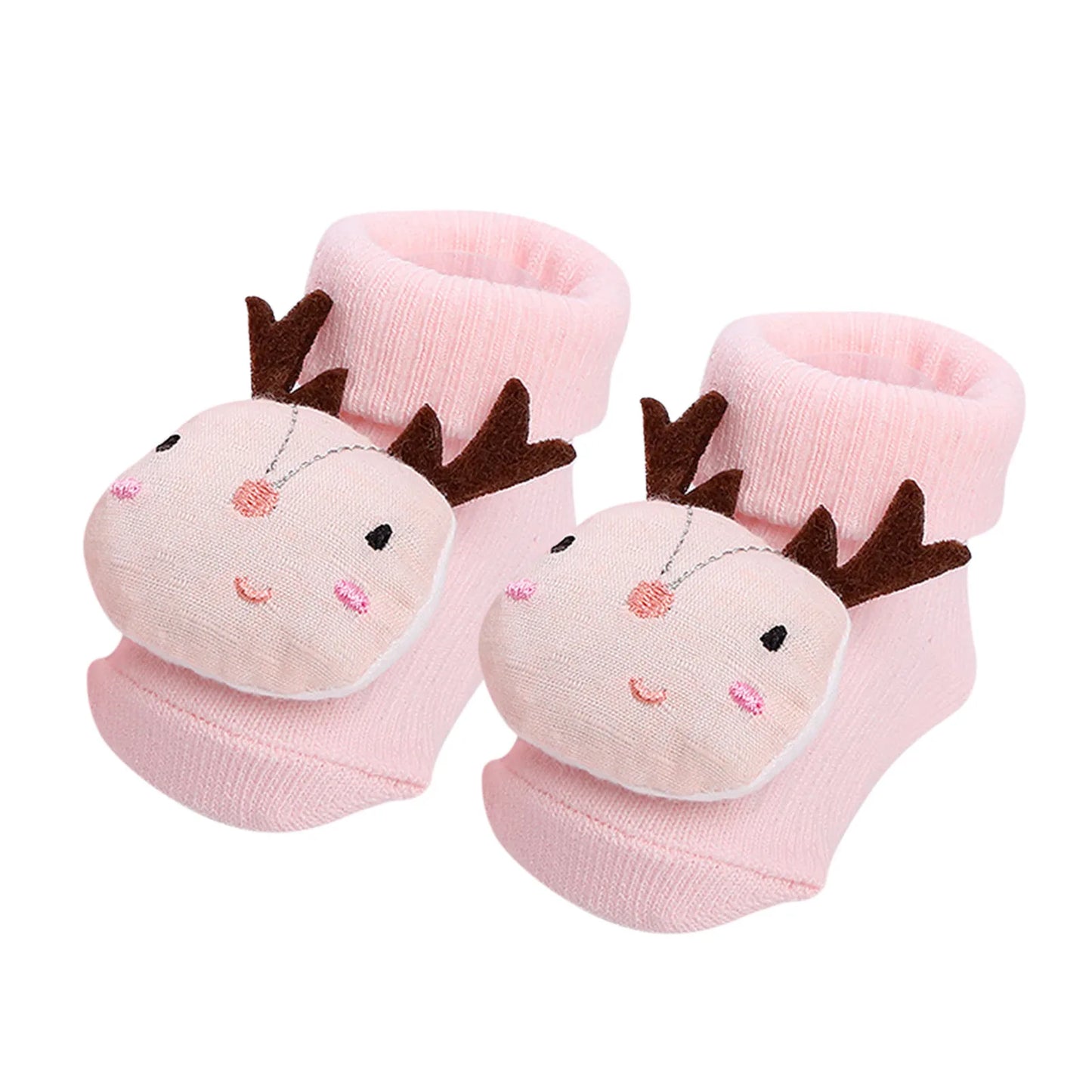 Cotton Cute Christmas Cartoon Baby Socks Toddler Anti Slip Floor Sock for Girl Boy Unisex Newborn Infant Accessories Four Season