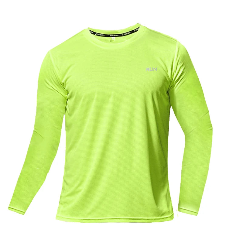 Men's Summer Ice Silk Long Sleeve T-Shirt