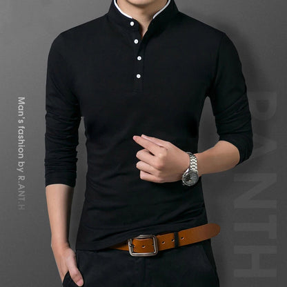 Men's Business Casual Polo Shirt