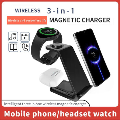 3-in-1 Fast Wireless Charger