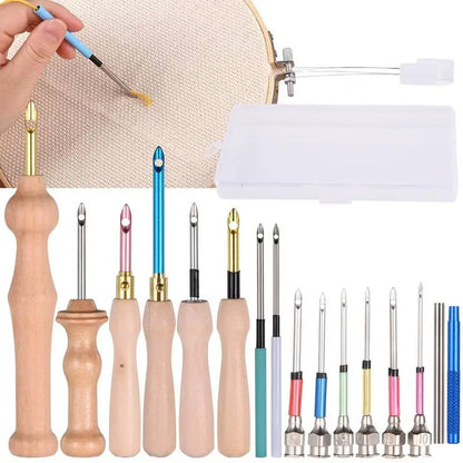 Embroidery Punch Needle Kit Set