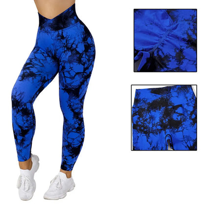 Tie-Dye Scrunch Butt Workout Leggings