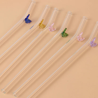 Eco-Friendly Glass Reusable Straws