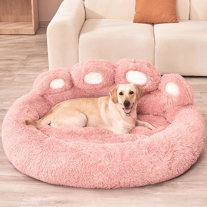 Fluffy Large Dog Bed Basket