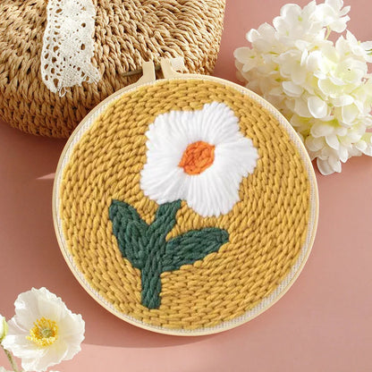 Sunflower Punch Needle Embroidery Kit