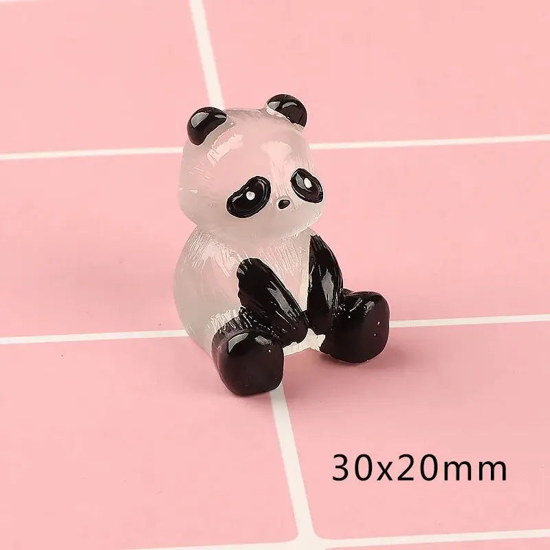 Glow-in-the-Dark Panda Garden Decoration