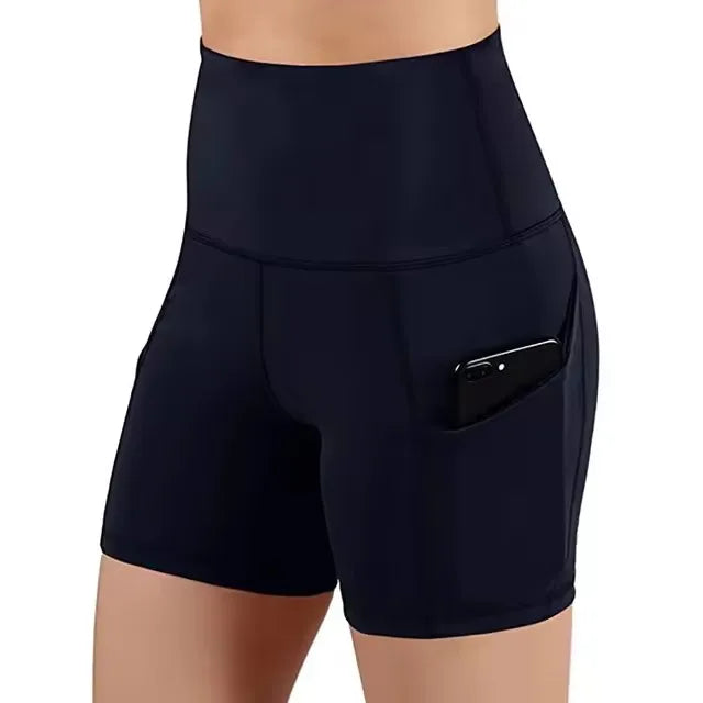 High Waist Hip Lifting Yoga Shorts for Women