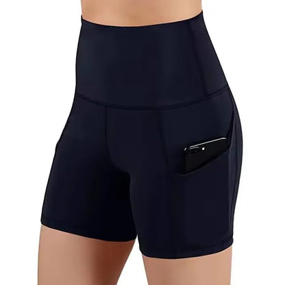 High Waist Hip Lifting Yoga Shorts for Women