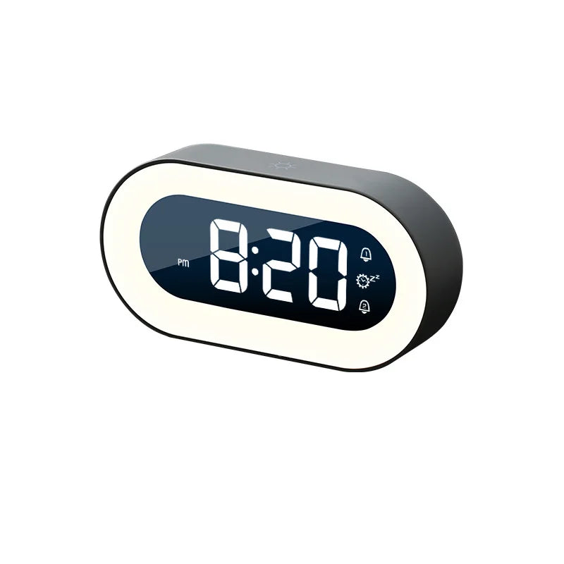 Xiaomi Mijia Music LED Digital Alarm Clock Voice Control Night Light Design Desktop Clocks Home Table Decoration Children's Gift