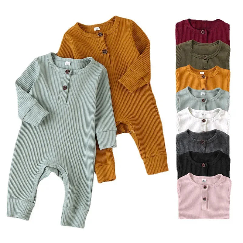 Autumn Cotton Baby Romper Jumpsuit