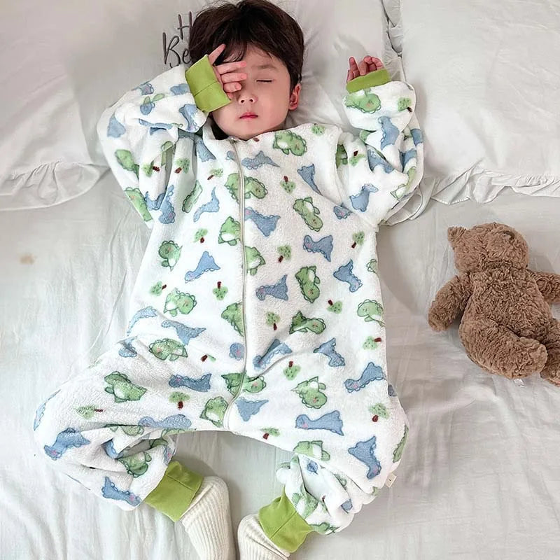 Cartoon Flannel Fleece Baby Sleepsack