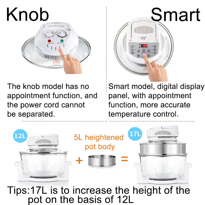 Smart Oil-Free Air Fryer