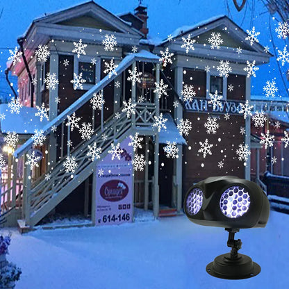 LED Snowflake Projector Christmas Lights