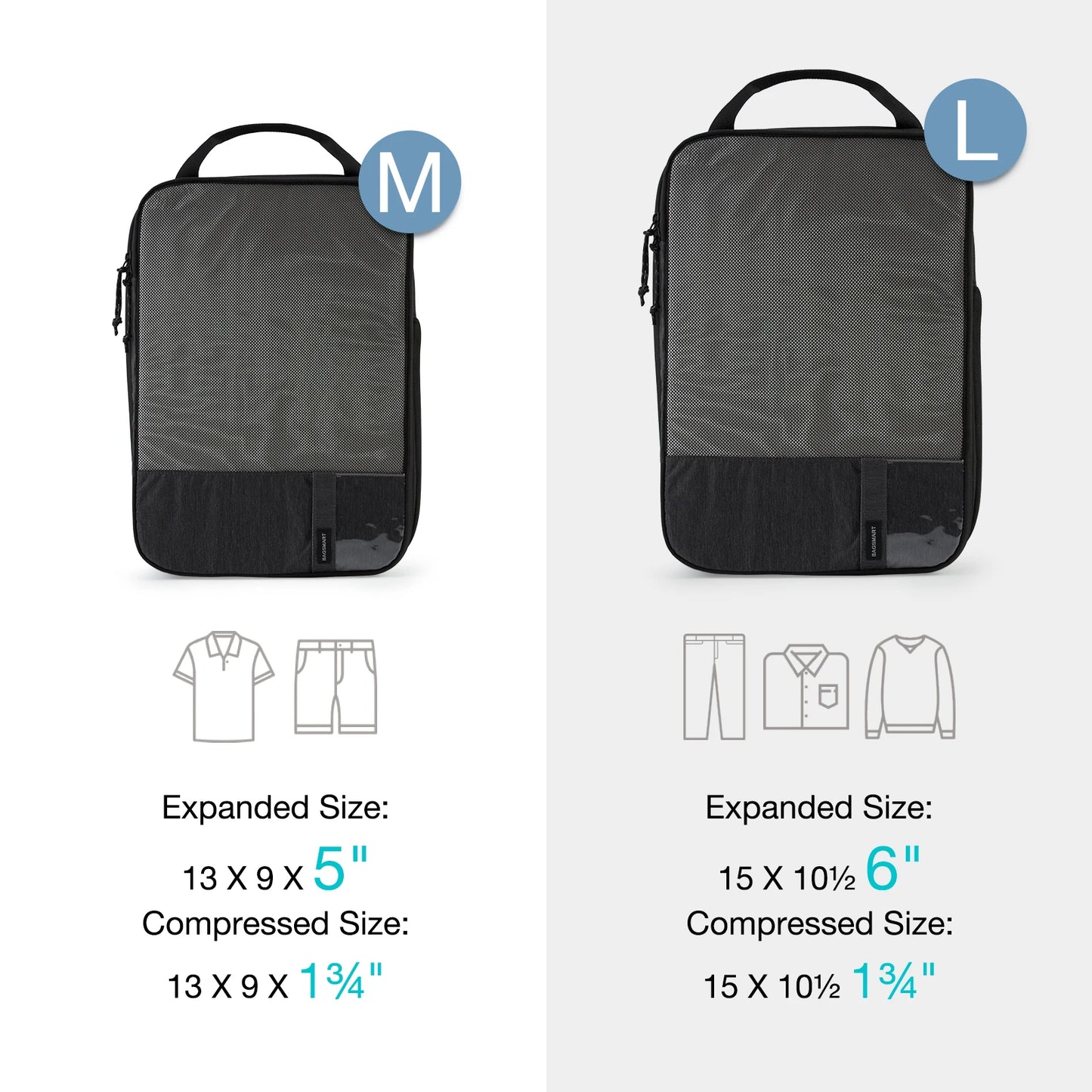 Travel Compression Packing Cubes