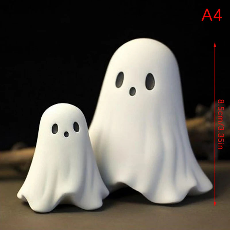 Cute Middle Finger Ghost Statue