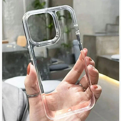 Luxury Transparent Shockproof iPhone Case