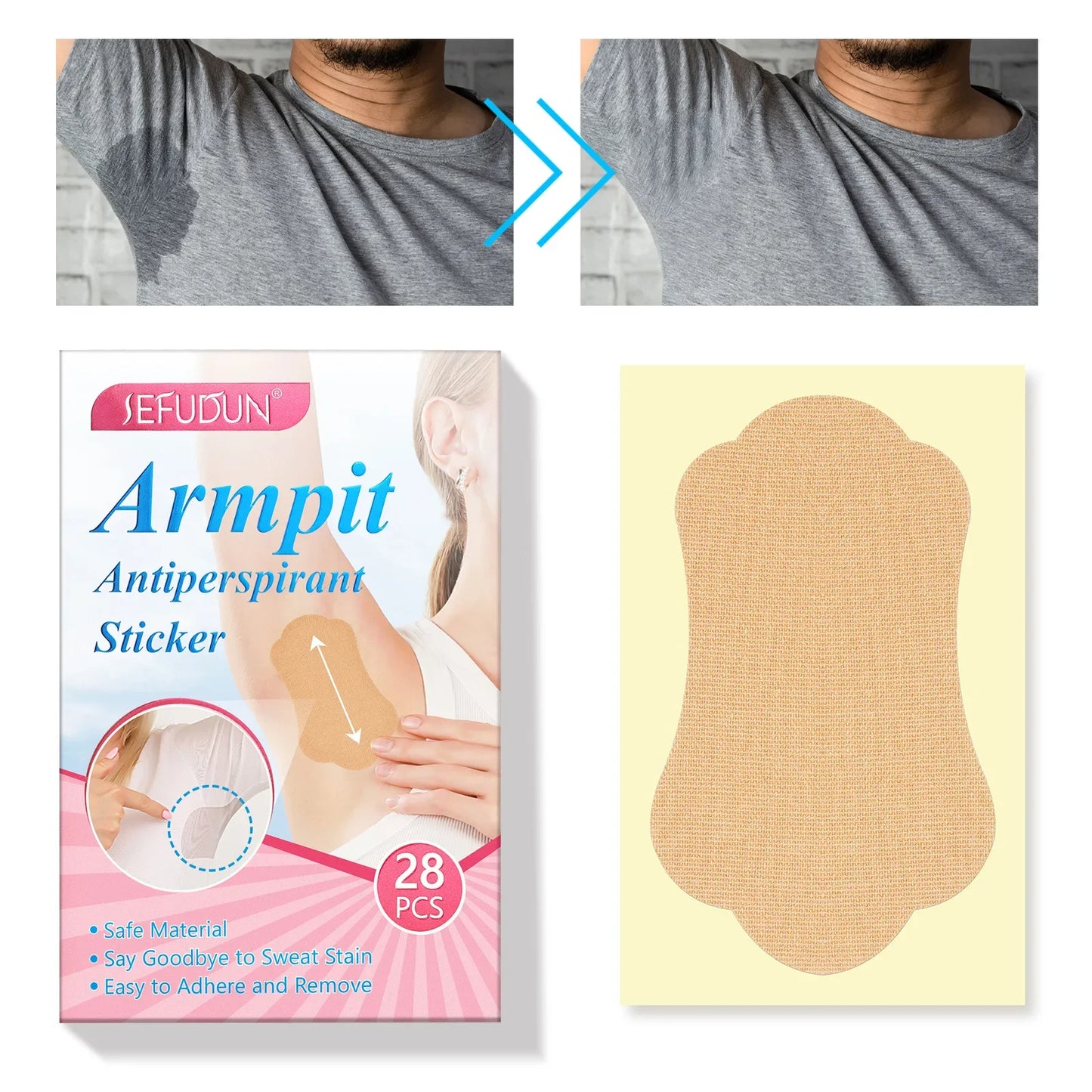 Disposable Underarm Sweat Pads Shield