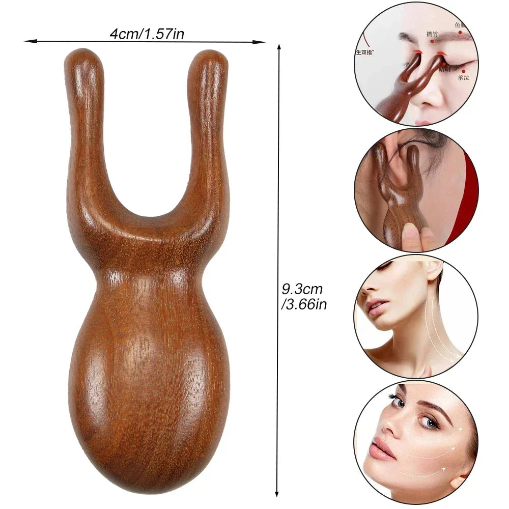 Natural Wooden Gua Sha Tool