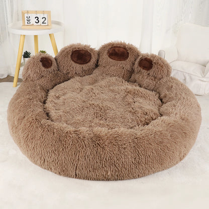 Fluffy Large Dog Bed Basket