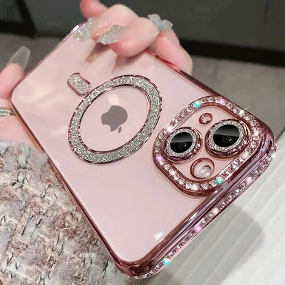 Crystal Diamond iPhone Magnetic Case