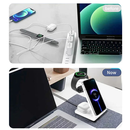 3-in-1 Fast Wireless Charger