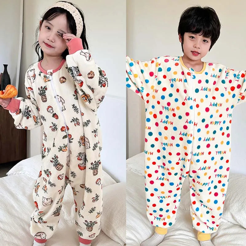 Cartoon Flannel Fleece Baby Sleepsack