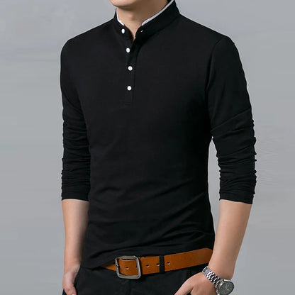 Men's Business Casual Polo Shirt