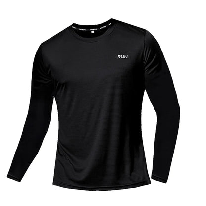 Men's Summer Ice Silk Long Sleeve T-Shirt