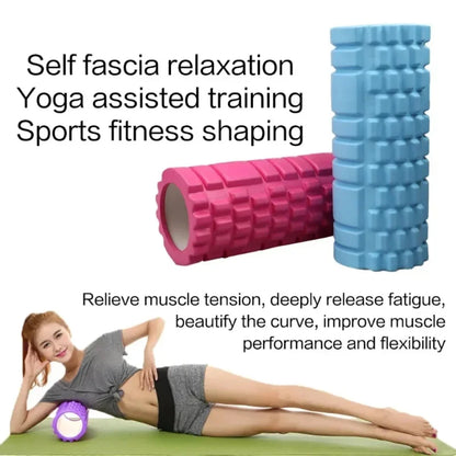 New Yoga Block Fitness Equipment Pilates Foam Roller Fitness Gym Exercises Muscle Massage Roller Yoga Brick Sport Gym