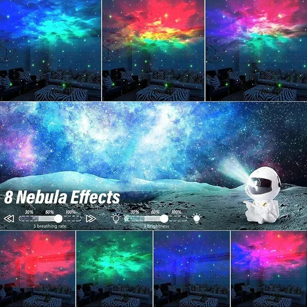 Astronaut Galaxy Star Projector Lamp