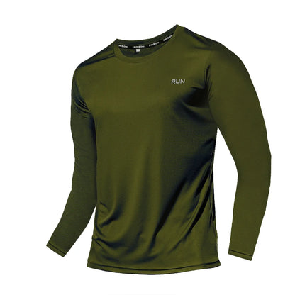 Men's Summer Ice Silk Long Sleeve T-Shirt