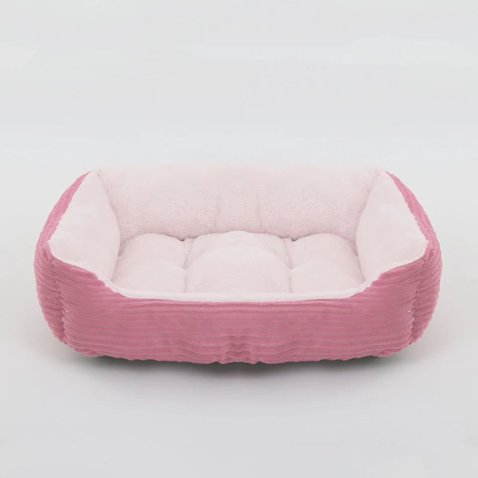 Plush Square Pet Sofa Bed