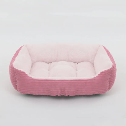 Plush Square Pet Sofa Bed