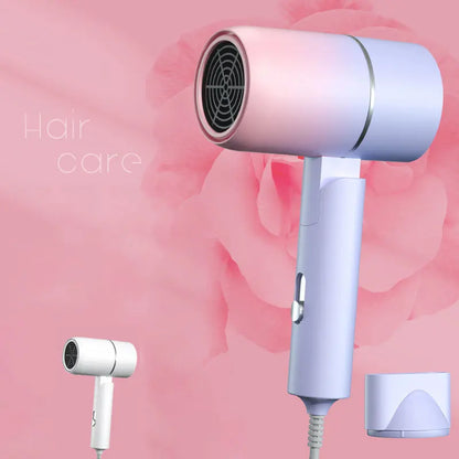 Mini Folding Hairdryer with Bag