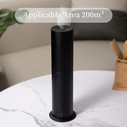 360 Column Aroma Diffuser Perfume Air Purifier Metal Material for Home