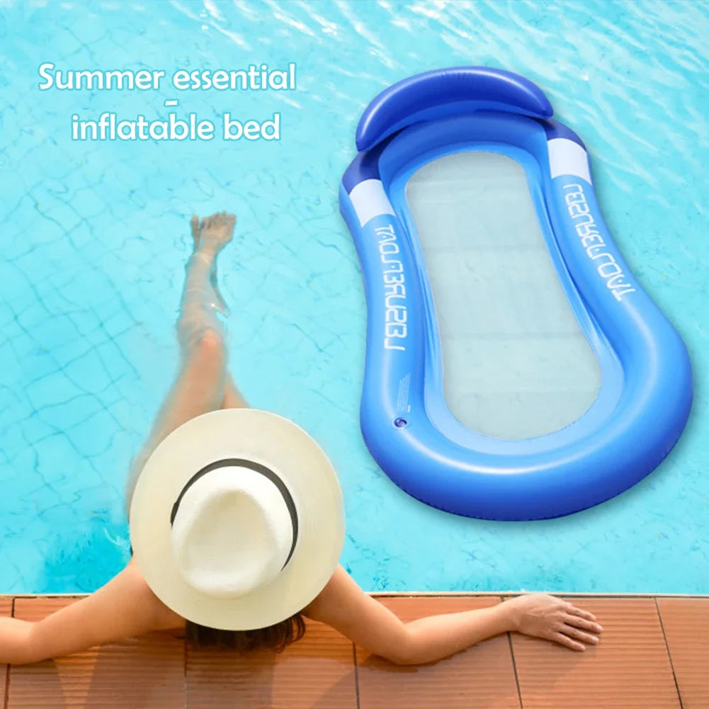 Inflatable Floating Hammock Lounge Chair