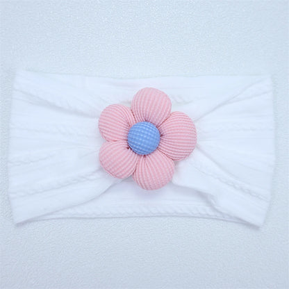 Soft Flower Nylon Baby Headband