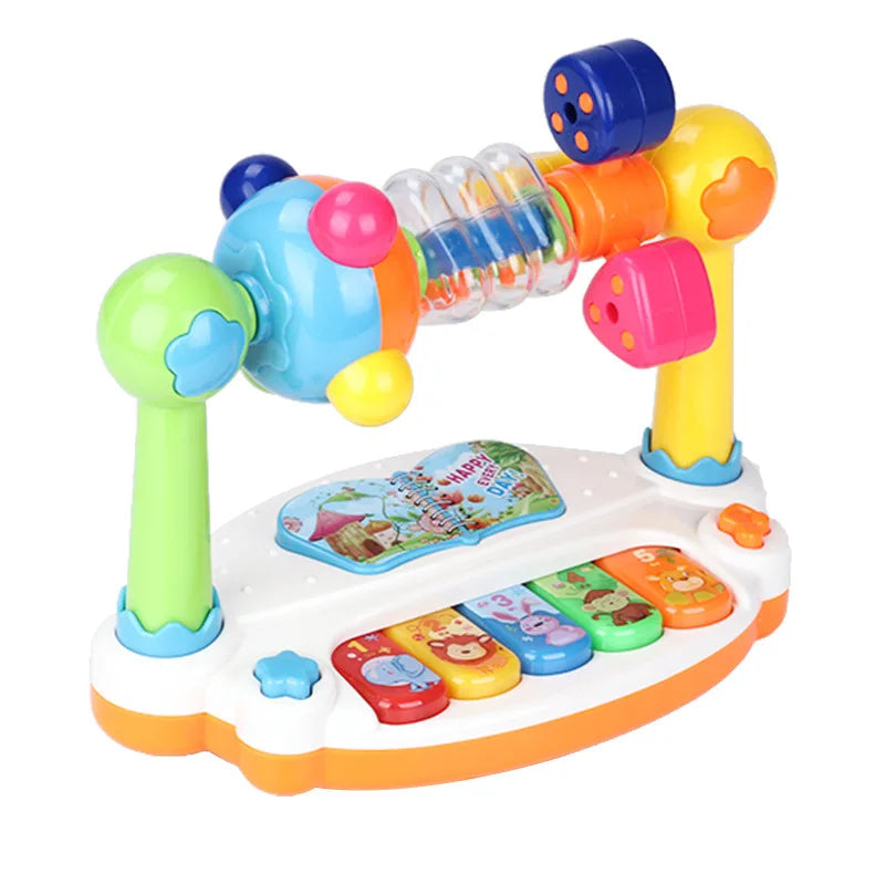 Rotating Light Music Piano Toy