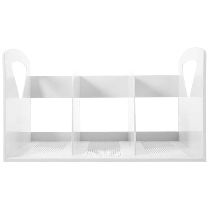 Simple Three Lattice Bookshelf Storage Bookshelf book display shelf storage rack for School Office Home