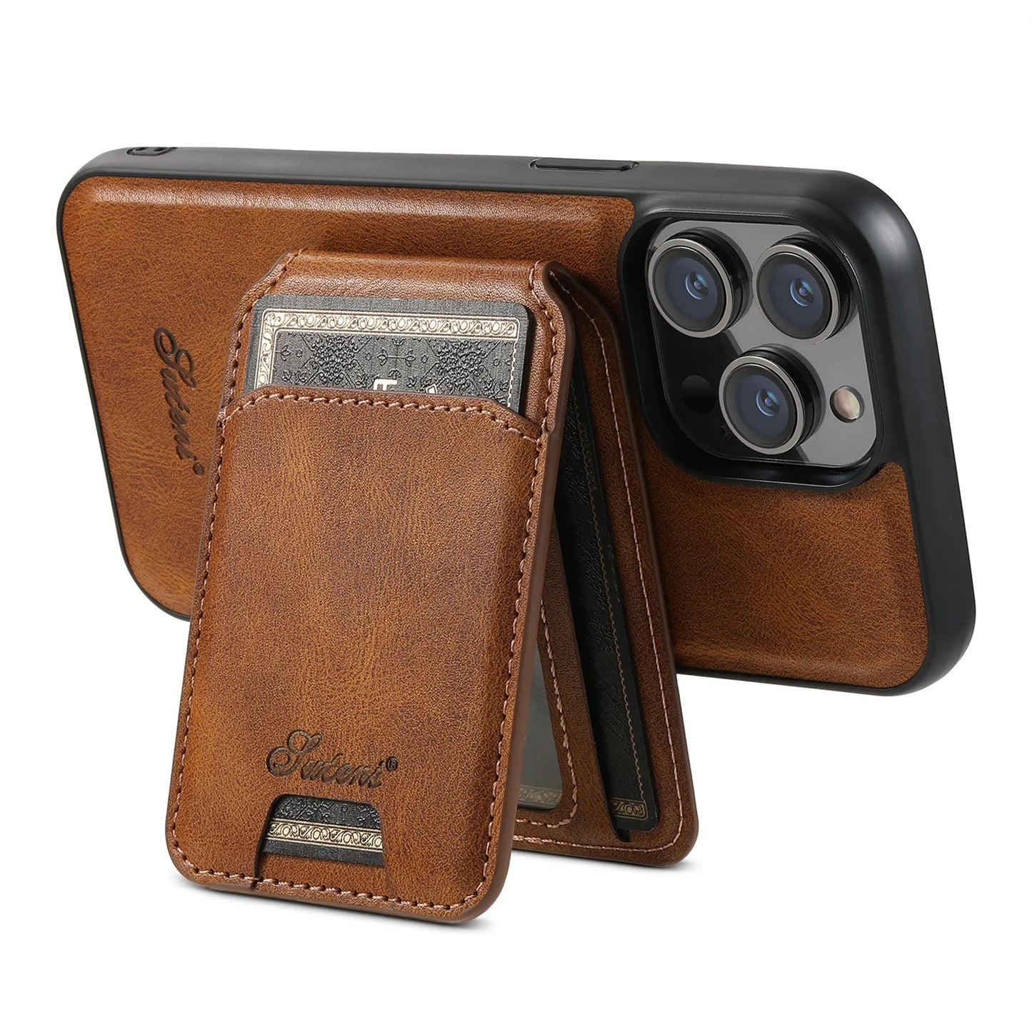 Leather Wallet Phone Case Magsafe