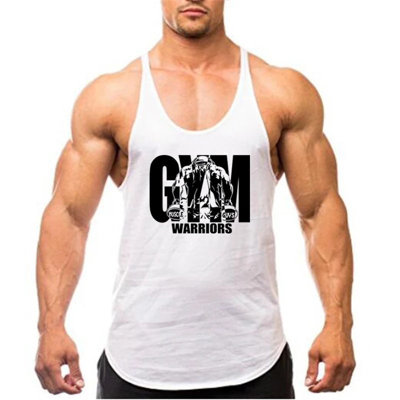 Men's Cotton Fitness Bodybuilding Tank Top