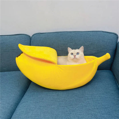 Banana Shaped Cozy Pet Bedding