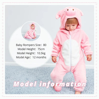 Pink Pig Halloween Baby Romper